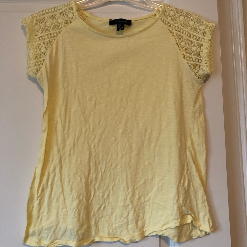 Primark Yellow Short Sleeve Tee Shirt